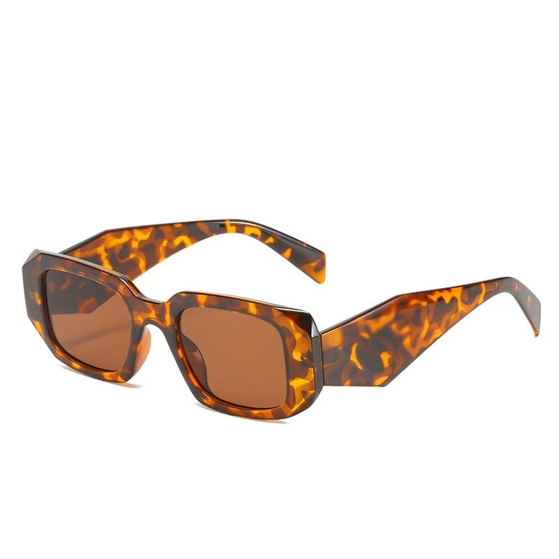 New Men Vintage Rectangle Frame Sunglasses Fashion Retro Sun Glasses Luxury Brand Design Glasse UV400 Shades Eyewear Women
