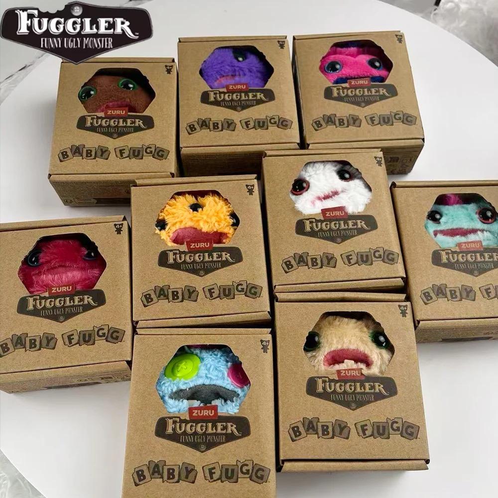 Fuggler Baby Monster Plush Toys Funny Ugly Wide-Eyed Monster Shy Guy Squishy Stuffed Animals Cute Peluche Doll Birthday Gifts