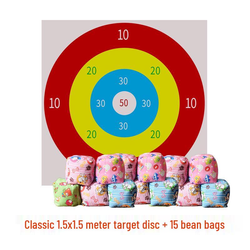 Sandbag Toss Target: Fun Outdoor Game for Kindergarten Team Building