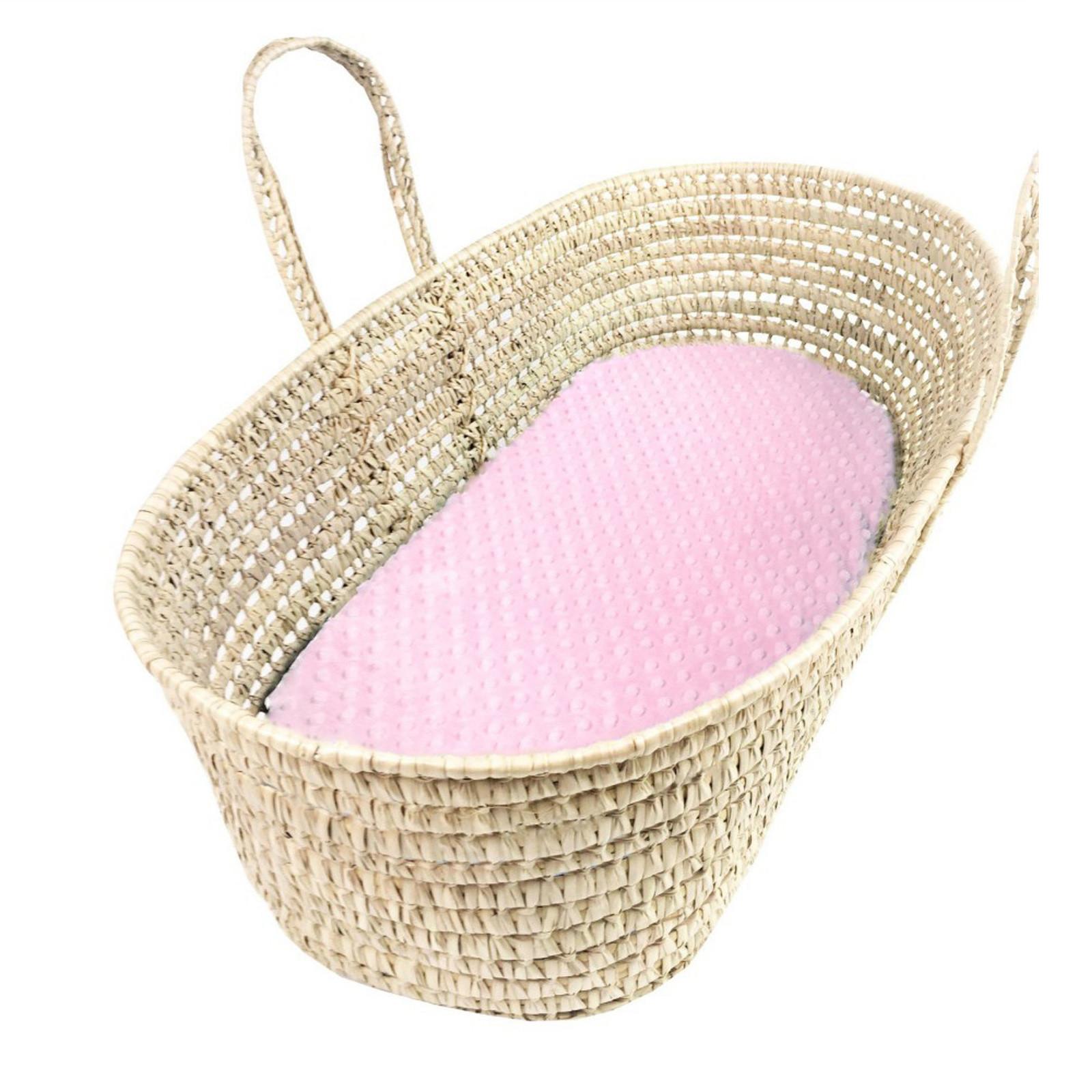 

Корзина Baby Моисей Супермягкая пузырчатая кровать Чехлы для ухода за детской кроваткой Простыня на подкладке One Size розовый