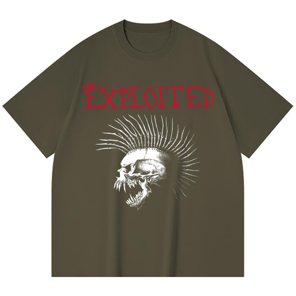 230 Gsm 100% Cotton Heavy Metal T-Shirt Rock Band Popular Music Print Unisex Heavy Cotton T Shirt
