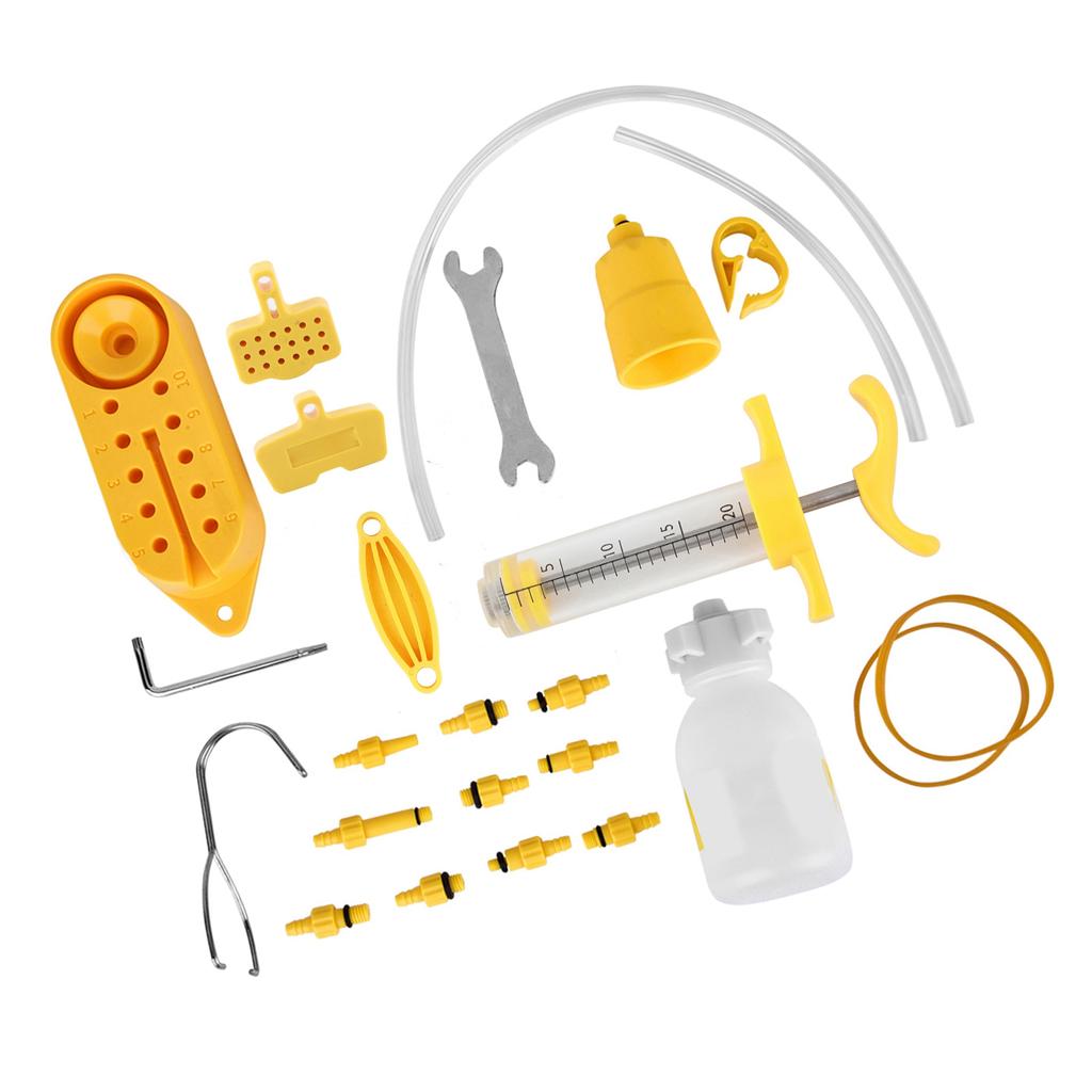 Hydraulic Bicycle Bike Disc Brake Mineral Oil Bleed Repair Tool Kit