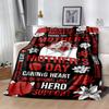 Mom's Gratitude And Love Blanket Suitable for Sofas,travel, Living Rooms Also a Good Gift for Friends and Family Suitable for All Seasons.