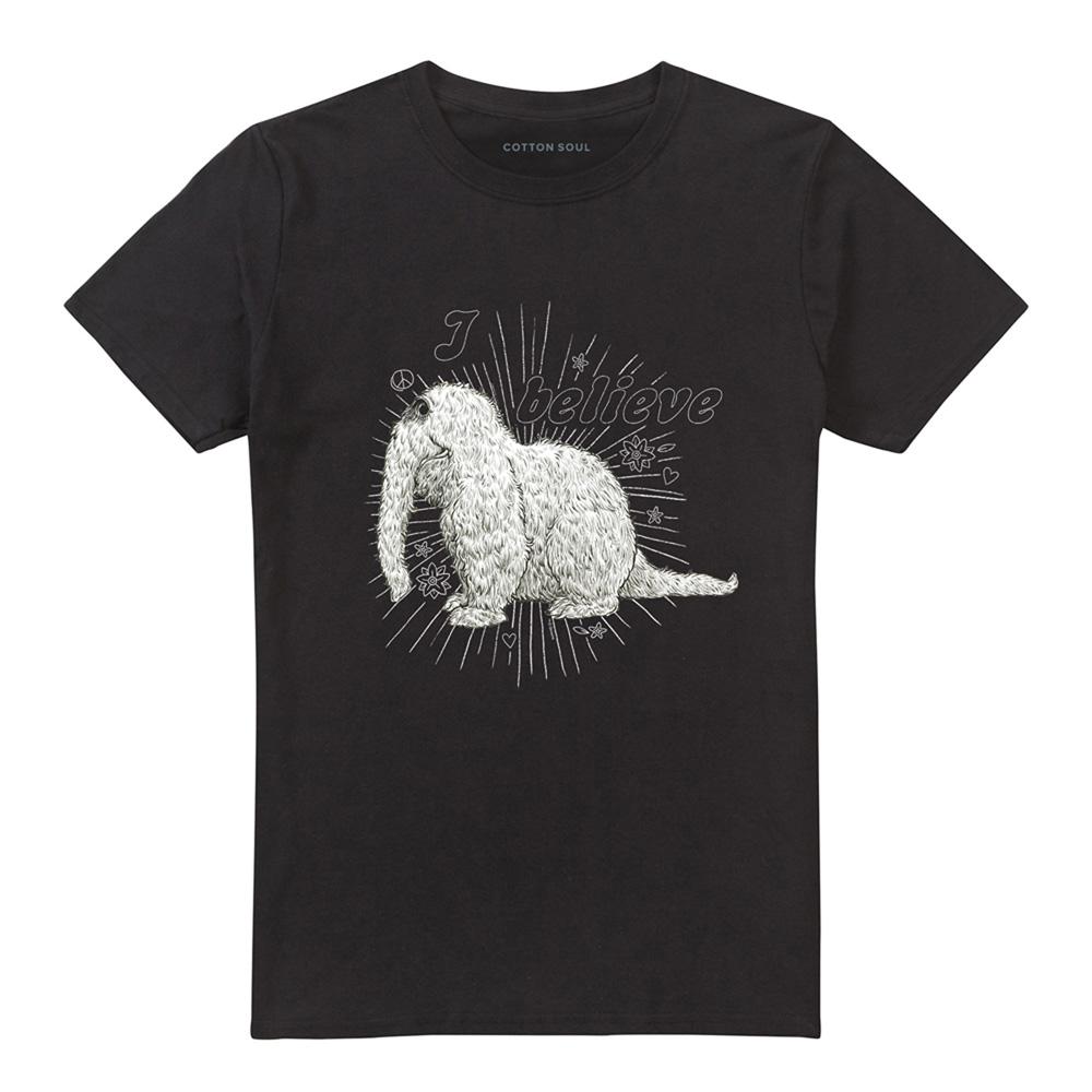 Sesame Street Unisex Adult I Believe Snuffleupagus T-Shirt