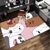 Bears Friends Adventure Office Rug Chair Mat, Game Carpet, Suitable for Front Door, Bedroom, Living Room, Desk, Holiday Gift