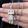 JYLTT Mens NecklaceWomens NecklaceHip Hop Titanium Steel Necklace70cm Length PendantUnisex.
