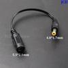 1/3/5PCS 5.5x2.1mm DC Female Power Jack to DC Male Plug Cable 5.5*2.5mm 3.5x1.35 4.0*1.7mm 4.8*1.7 2.5*0.7 Connector Power Cord