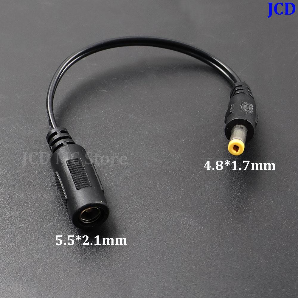 1/3/5PCS 5.5x2.1mm DC Female Power Jack to DC Male Plug Cable 5.5*2.5mm 3.5x1.35 4.0*1.7mm 4.8*1.7 2.5*0.7 Connector Power Cord