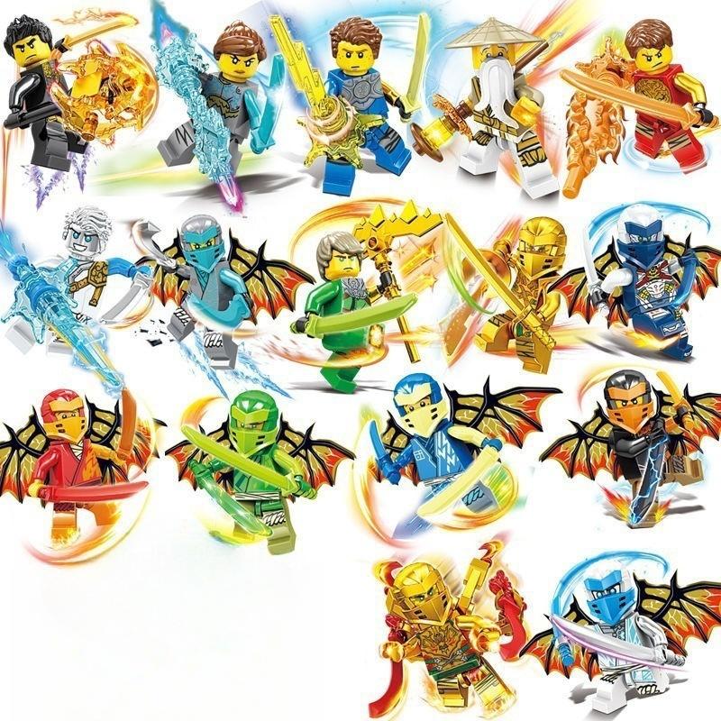 Anime-Filmfiguren mit Flügeln, Puppen, Bausteine, Mini-Actionfiguren, Ziegel, Spielzeug, Geburtstagsgeschenke für das neue Jahr