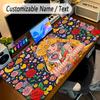 Large Mouse PadSailor Moon Custom Name Text Personalized Desk Mat Non Slip Gaming Pad