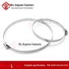 American-Style Stainless Steel Hose Clamps - 8mm, 10mm, 12mm Wide for Ventilation and Range Hood Pipes