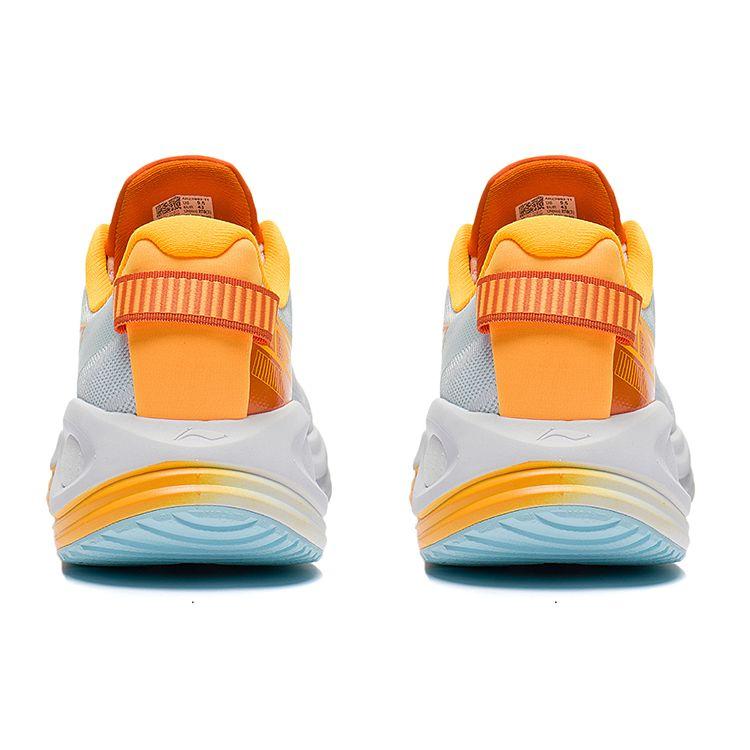 Li Ning Fierce Steed 6 Low Bounce Running Shoes Men Sneakers White Orange ARZS003-11B