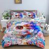 3D Printed Blue Evil Eye Bedding Sets,Girls Bed Supplies Set Duvet Cover Bed Comforter Set Bedding Set