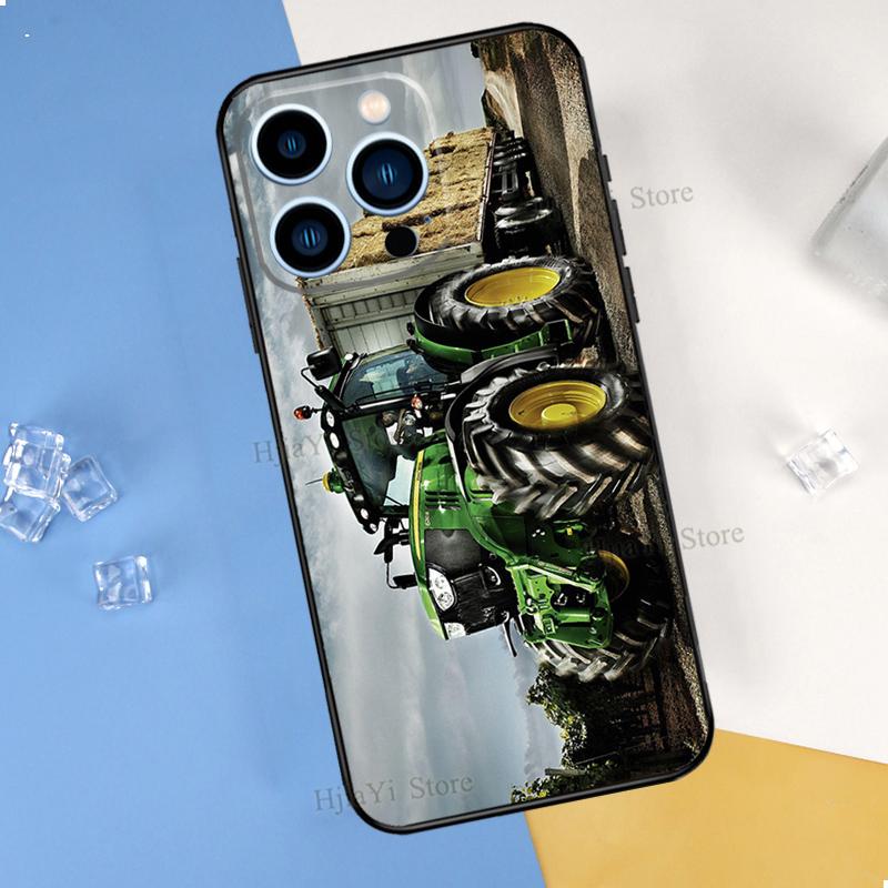 

Чехол для фермерского автомобиля и трактора для iPhone XR X XS Max 5S 6S 7 8 Plus SE 2020 11 12 13 Pro Max мини-чехол для телефона iPhone 8 Plus