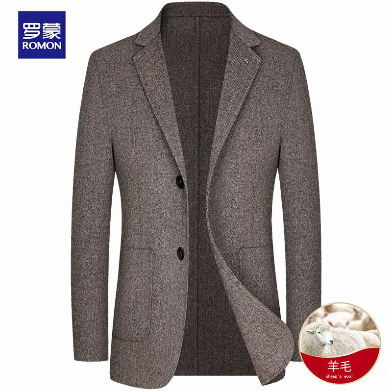 Romon Men s Wool Blend Casual Suit Jacket 180