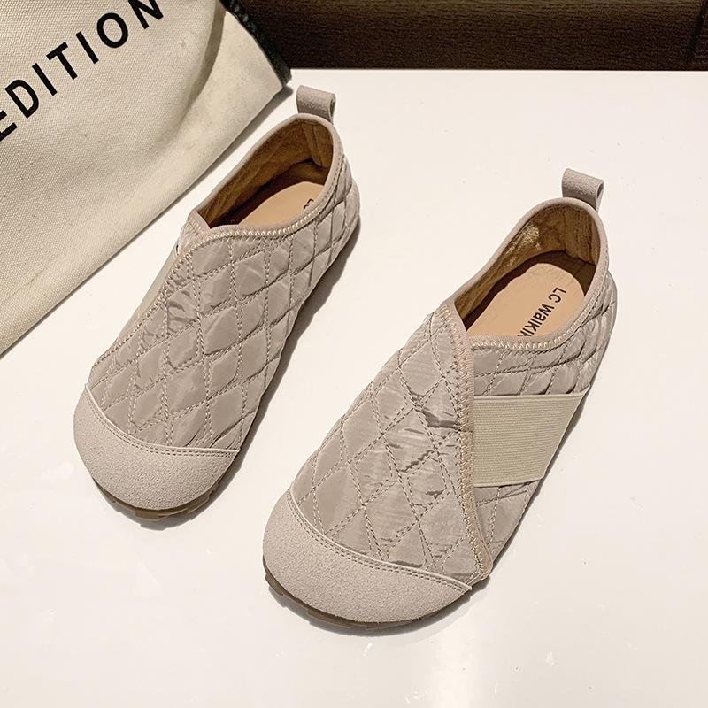 Xiaoxiang Single Shoes Women's Spring and Autumn New Shallow Mouth Soft Sole Soft Surface Casual and Comfortable One-pedal Lazy Grandma Shoes