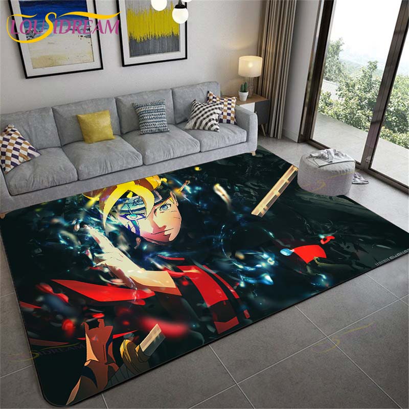 Koberec Naruto Kreslené Koberce Anime Koberec Obývací pokoj Podložky pod čajový stolek Ložnice Koberec omyvatelné Koberce Podložka do domácnosti Dárek