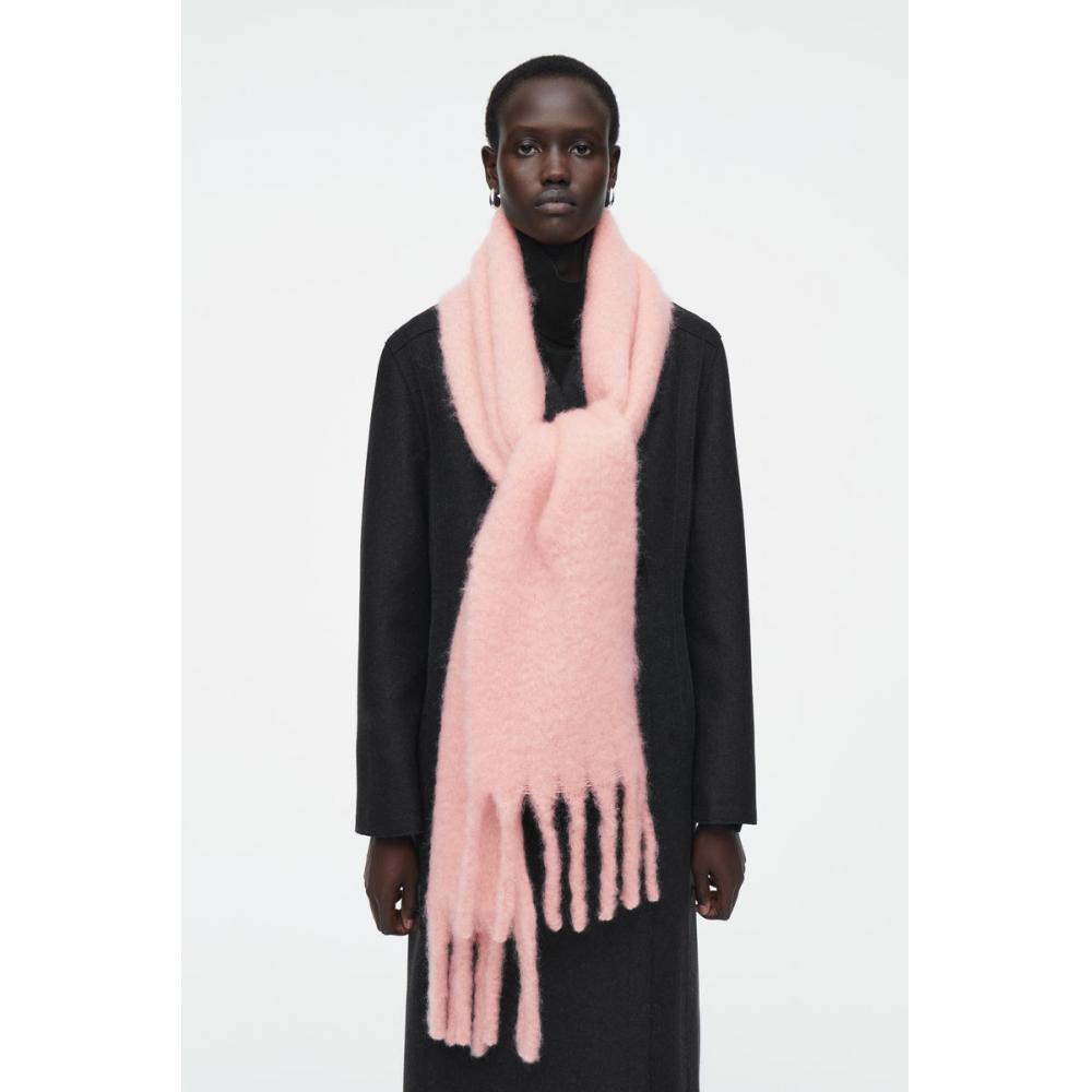 

Шарф Cos Japan Fringe Brushed Mohair apricots/205x25