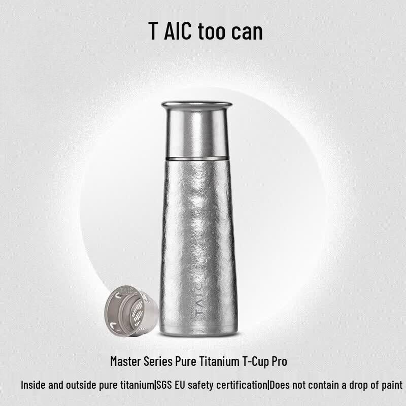 TAIC Pro 330ml Titanium Insulated Tea Cup with Filter