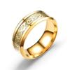 Fashion Jewelry Couple Rings Vintage Dragon Stainless Steel Men Ring Romantic Heart Zircon Ring Set Bridal Engagement Gift