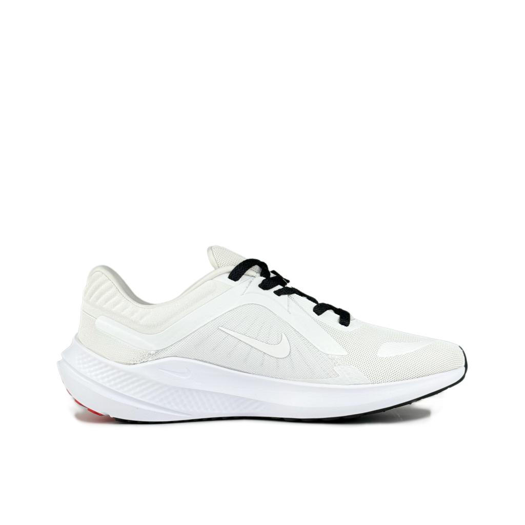 Nike Quest 5 Mesh, Textile Cushioning, Wear Resistant Low Top Rubber Casual Running Shoes Men's White DD0204-007(Team1054-)