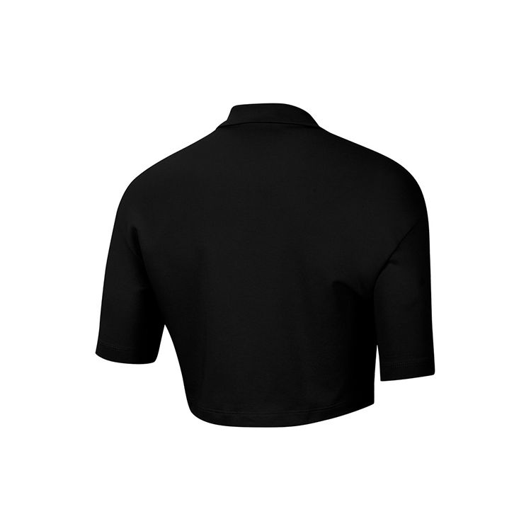 Nike Swoosh Sports Casual Short Sleeve T-Shirt Women tops Black CJ3800-010