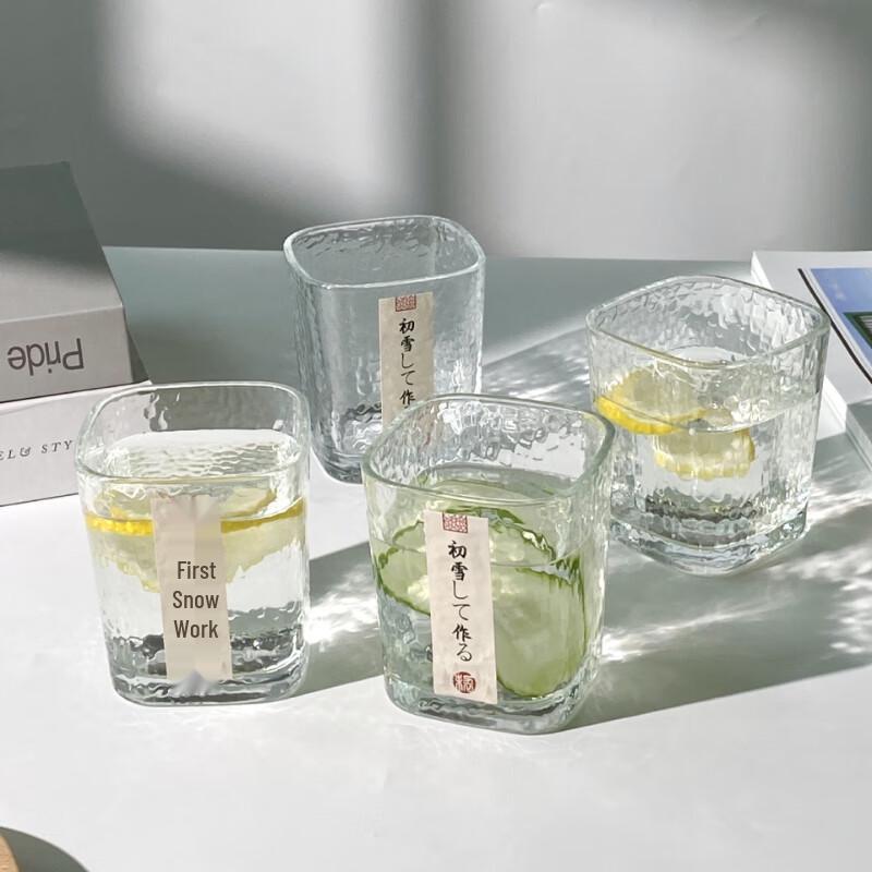 Shangqi Hammered Glass Tumblers