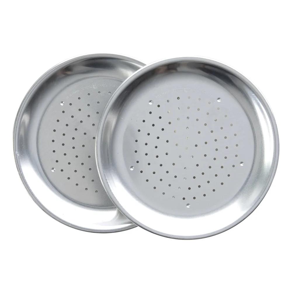 

Натуральный алюминий 2 шт. Сковороды для пиццы с перфорацией 9 x 9 United States