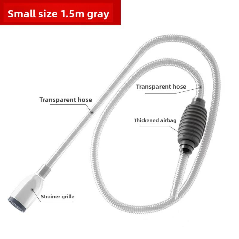 Fish Tank Aquarium Siphon Vacuum Gravel/Sand Washing and Water Change Cleaning Tool Kit with Extension Tube fish tank
