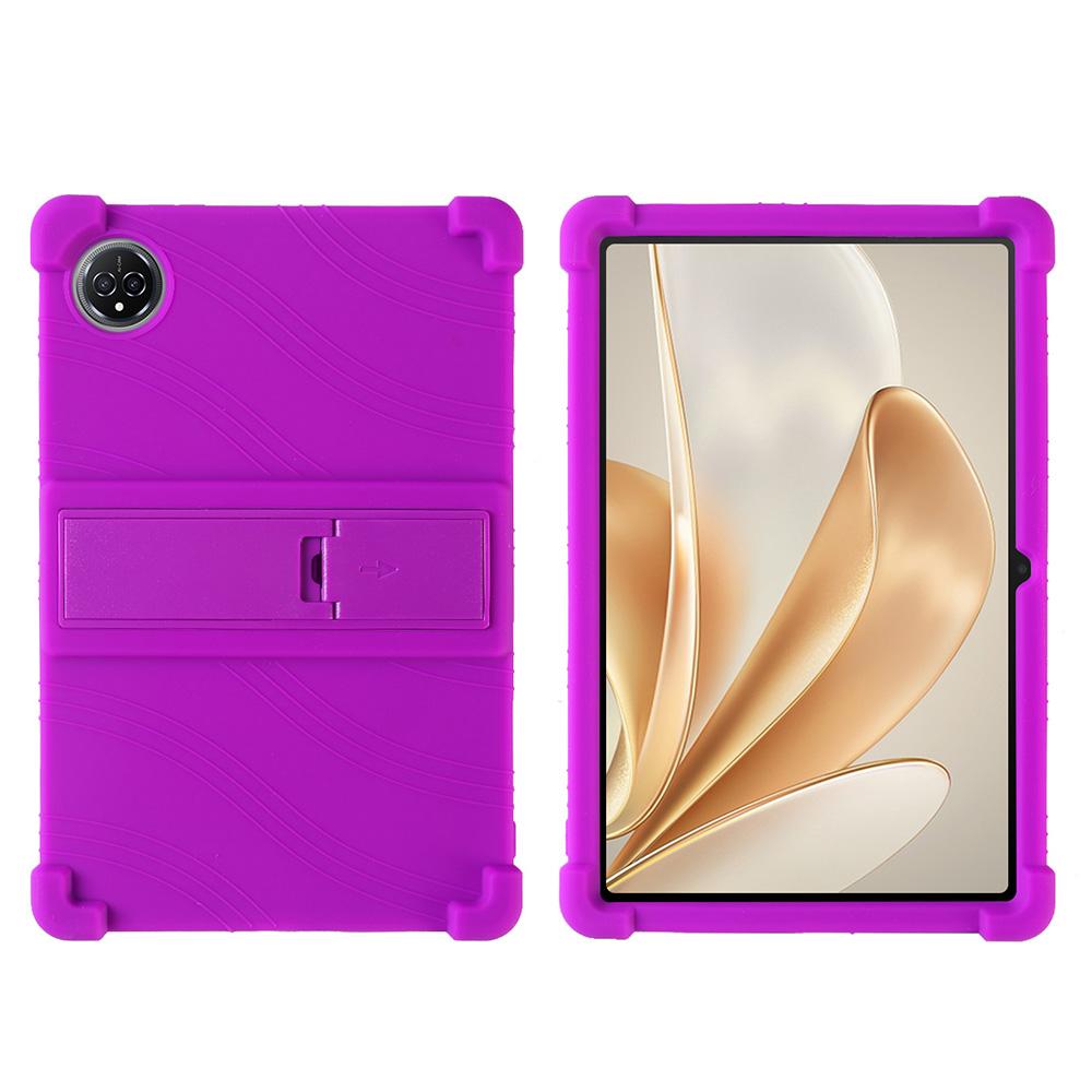 For Teclast M50 Plus/BMAX Maxpad I10 Plus Silicone Case with Kickstand Rugged Protective Cover