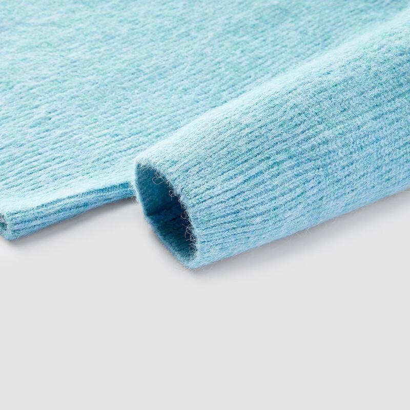 Semir Women's Oversized Little Lamb Embroidered Pullover Sweater