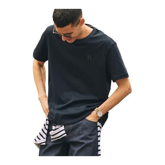 AIGLE T-shirt cut and sew [Official] [EC limited] Absorbent and quick drying 1853 logo T-shirt unisex adults