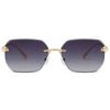 JYL TS Sunglasses UV Protection Leopard Frameless Men/3130