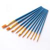 10Pcs Watercolor Gouache Painting Brushes Soft Nylon Hair Pens Art Supplies