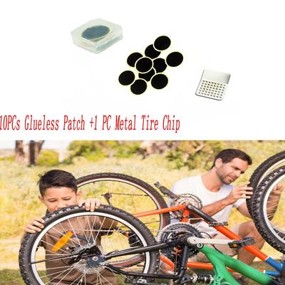 10PCS Fast Adhesive Tyre Protection Repair Tool Bike Tire Patch Bicycle  Fix No-glue