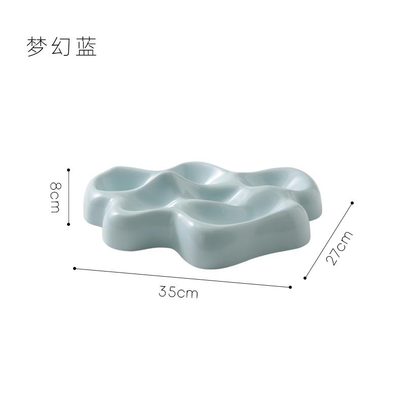 Irregular Glacier Tray Desktop Jewelry Box Jewelry Cosmetics Sundries Organizer Jewelry Classification Tray Home Decoration