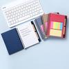 Creative Cross-Border Pocket Coil Notebook Set: Includes Cards, Pen, Memo Pad - Perfect for Office, Business, or Study Gifts.