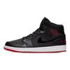 Jordan 1 Mid Black University Red BQ6578-001