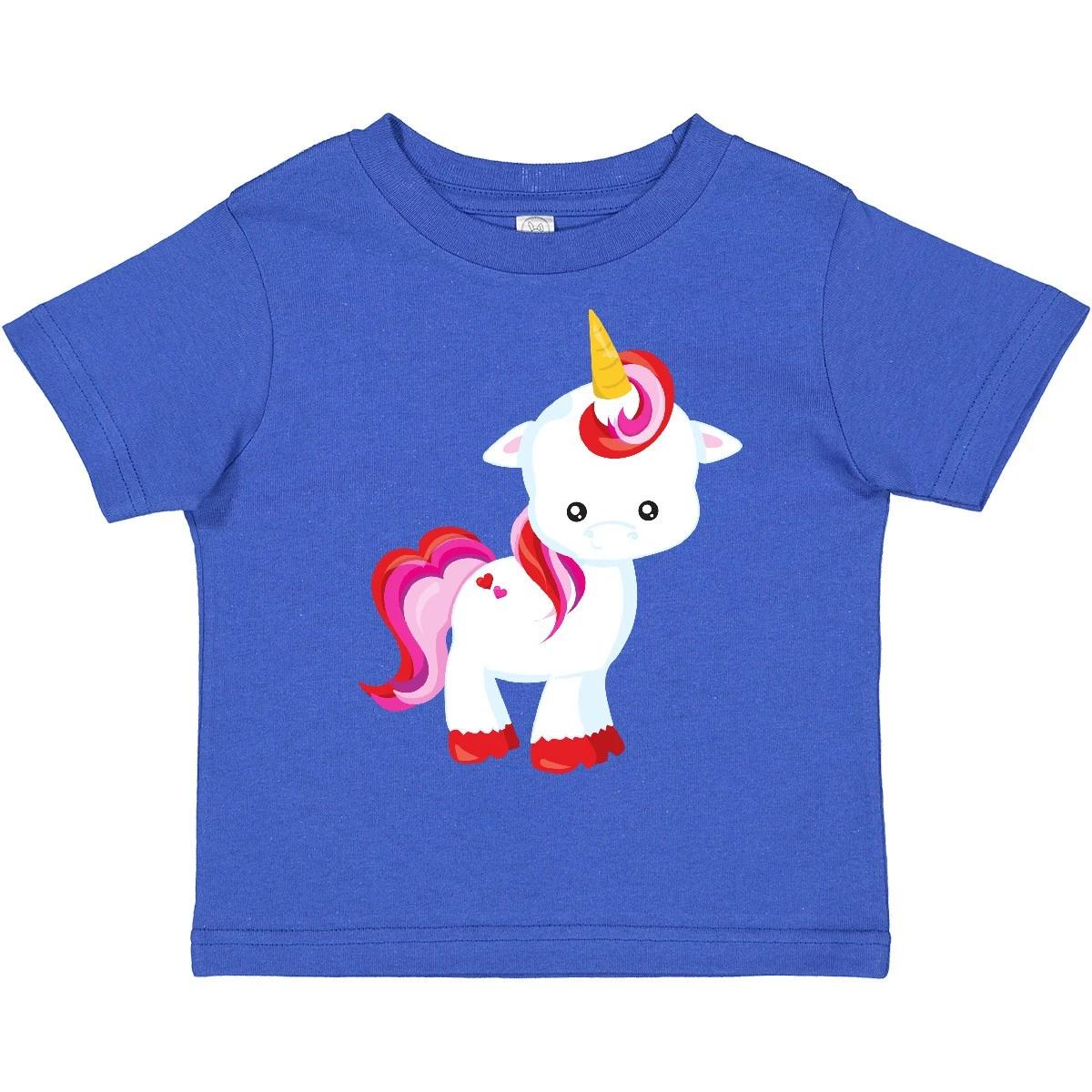 Inktastic Cute Unicorn, Little Unicorn, Magic Unicorn Toddler T-Shirt Magical 110