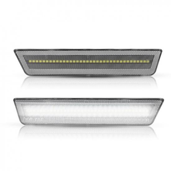 

For 14 Rear Dodge 08 Challenger Clear Side Bumper Replacement Marker Light Pair