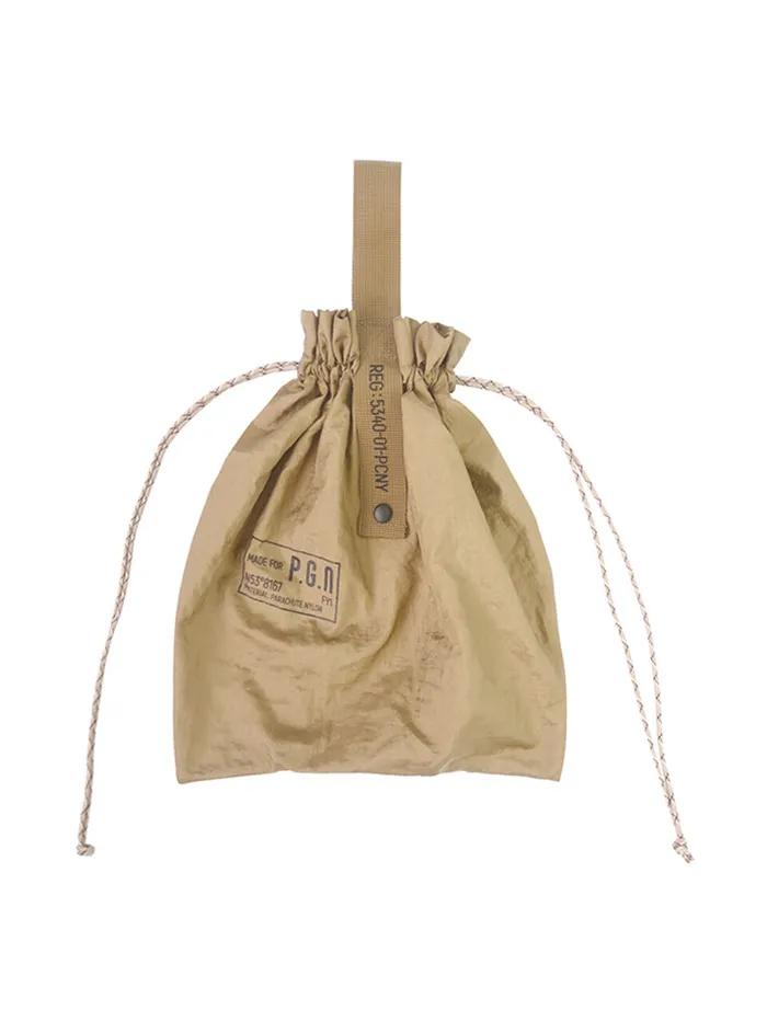 Post General Packable Parachute Nylon Bag Wolf Brown