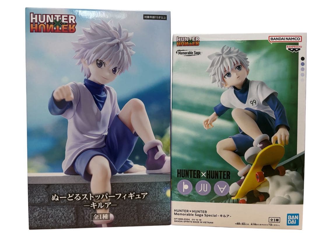 Brand unopened anonymous shipping Hunter x figure set two Killua figures.