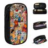 Honden Man Cartoon Potloodzakjes Pennen Etui Student Grote Opbergruimte Kantoor Cadeaus Potlood Etui