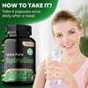 Spirulina-Pulverkapseln, das beste reine vegane Protein, helfen bei der Entgiftung des Körpers, geeignet für Erwachsene.