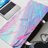 Japanisches Sakura Mädchen Anime Mauspads Schreibtischunterlage Rosa Kirschblüte Rutschfeste Gummi Tastaturmatte Gaming Büro Schreibtisch Dekoration Geschenk