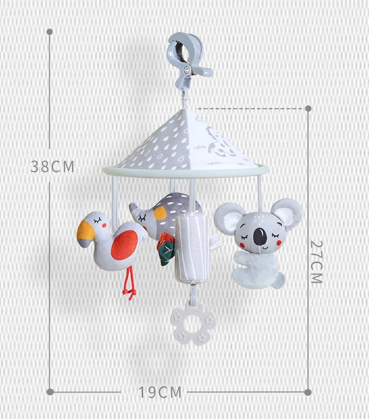 Aipinqi Nordic Style Baby Animal Stroller Hanging Plush Toy Pendant