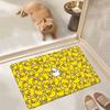 Yellow Duck Cartoon Pattern Floor Carpet Nordic Style Home Doormat Bathroom-Toilet Mats Bedroom Bedside Mats