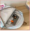 Schoolbag Korean High-value Niche Design Polka Dot Backpack Female Middle School and College Student Schoolbag Light Commute Large Capacity Backpack