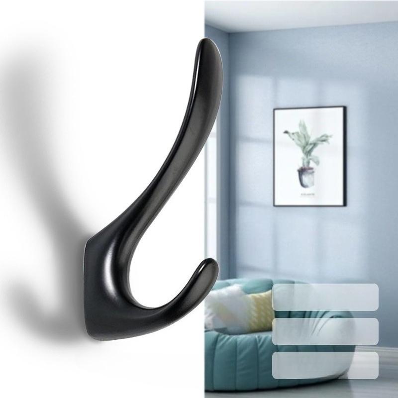 1Pc Coat Hook Coat Hook Light Luxury High-end Wall Hanging Wall Entrance Minimalist Door Single Wardrobe Shoe Cabinet Grille Hook