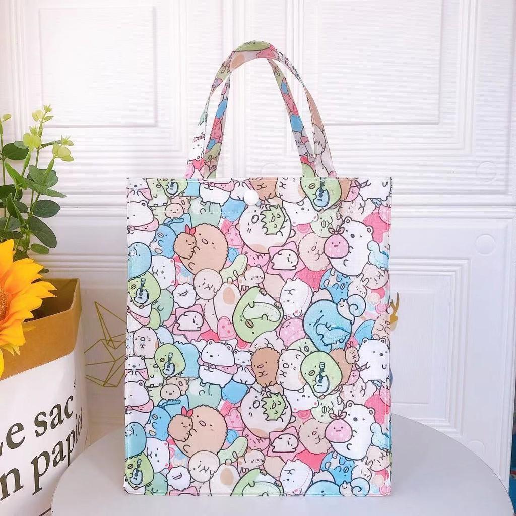 Pokonyan Chan Shin Cartoon Lunch Box Bag With Multipurpose Storage For Use Daily